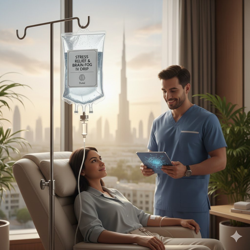 Stress Relief and Brain Fog IV Drip in Dubai